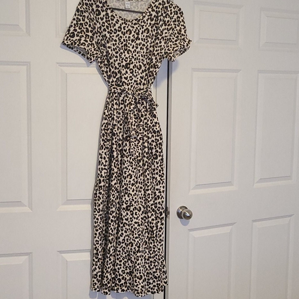 Leopard print dress